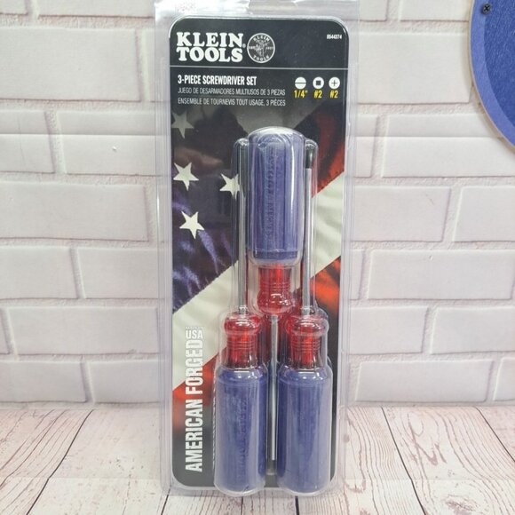 Klein Tools American Forged 3 Piece Screwdriver Set 8544374 Limited Edition - Picture 1 of 6